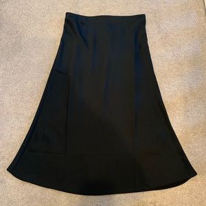 Loft Black Midi Skirt